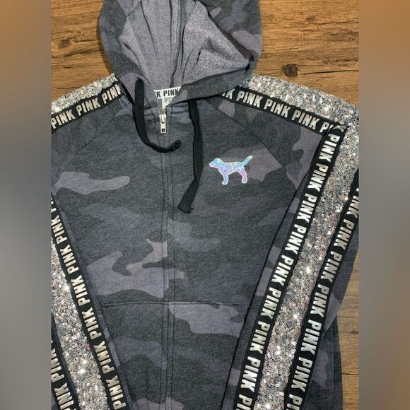 VS PINK CAMO BLING OUTFIT SET XS - Picture 3 of 12